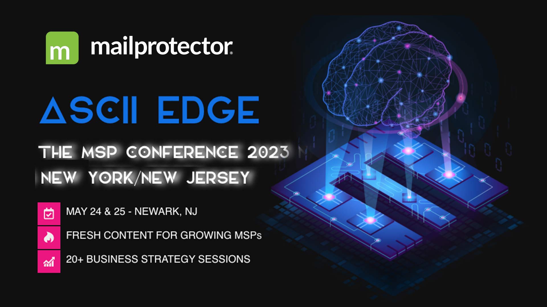 ASCII Edge MSP Conference New Jersey Mailprotector Email Security Vendor