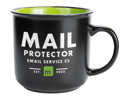 Mailprotector Email Security Coffee Cup
